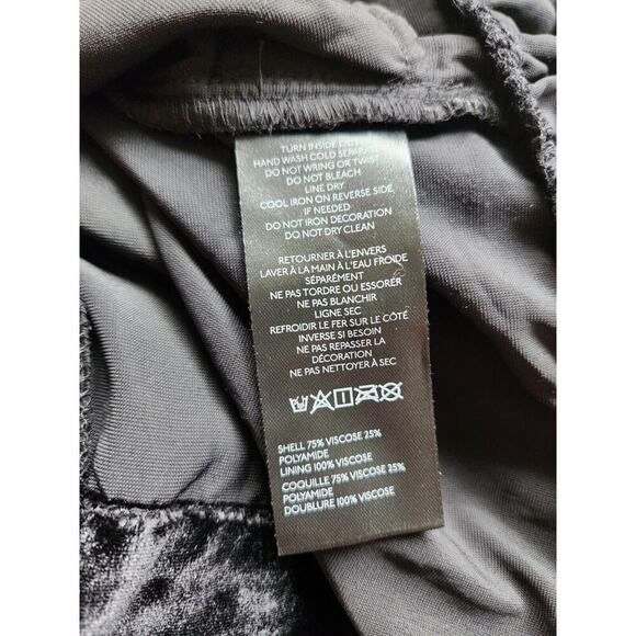 NWT Anthropologie The Somerset Embellished Velvet Halter Mini Dress Sz L #NC502 - Picture 10 of 11